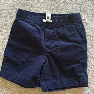 Janie and Jack navy corduroy shorts size 3